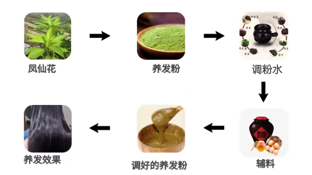 植物养发操作流程
